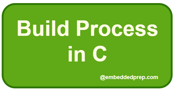 Build Process in C from source Code to Executable