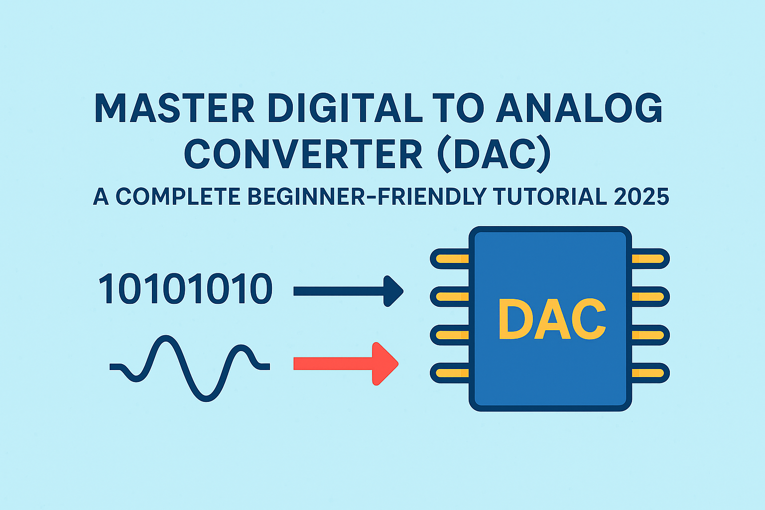 Master Digital to Analog Converter (DAC) | A Complete Beginner-Friendly Tutorial 2025
