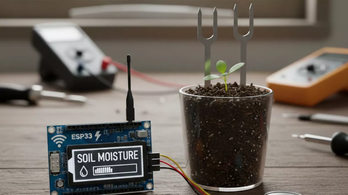 ESP32 with Soil Moisture
