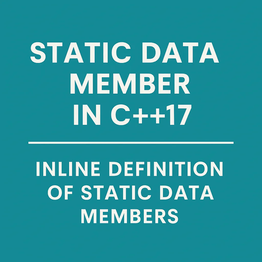 Master Static Method and Member