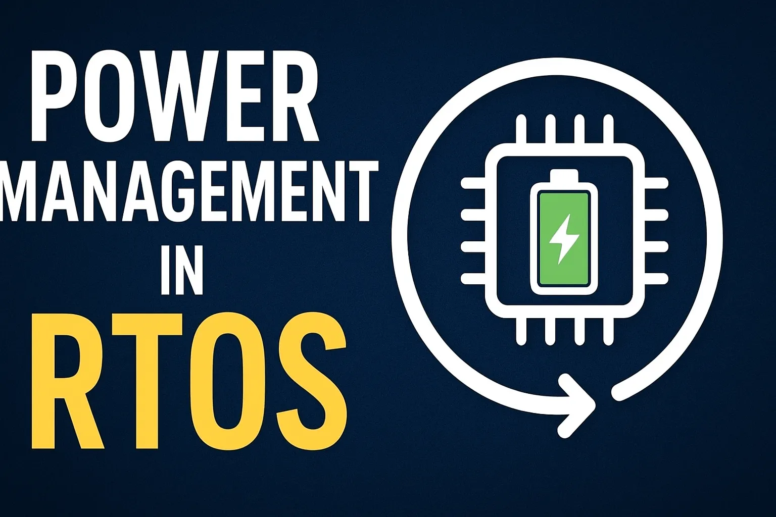 Power Management in an RTOS