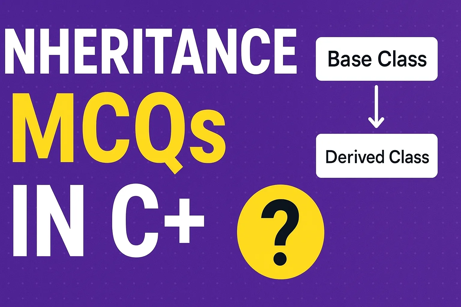 Inheritance MCQs in C